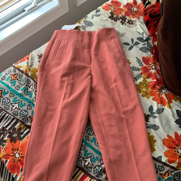 ZARA PANTS CORAL SIZE MEDIUM - Picture 2 of 3